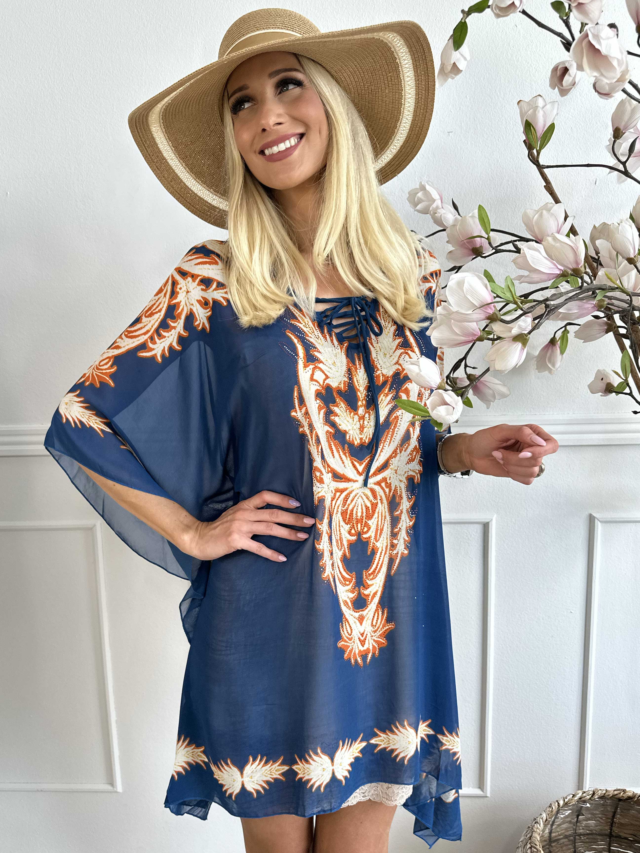 Josefina - Semitransparent tunika med snøre